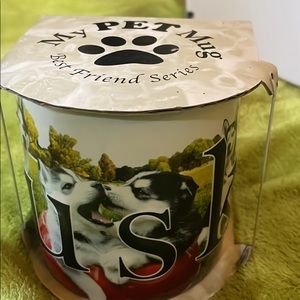 Siberian husky mug.